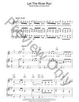 Let the River Run piano sheet music cover